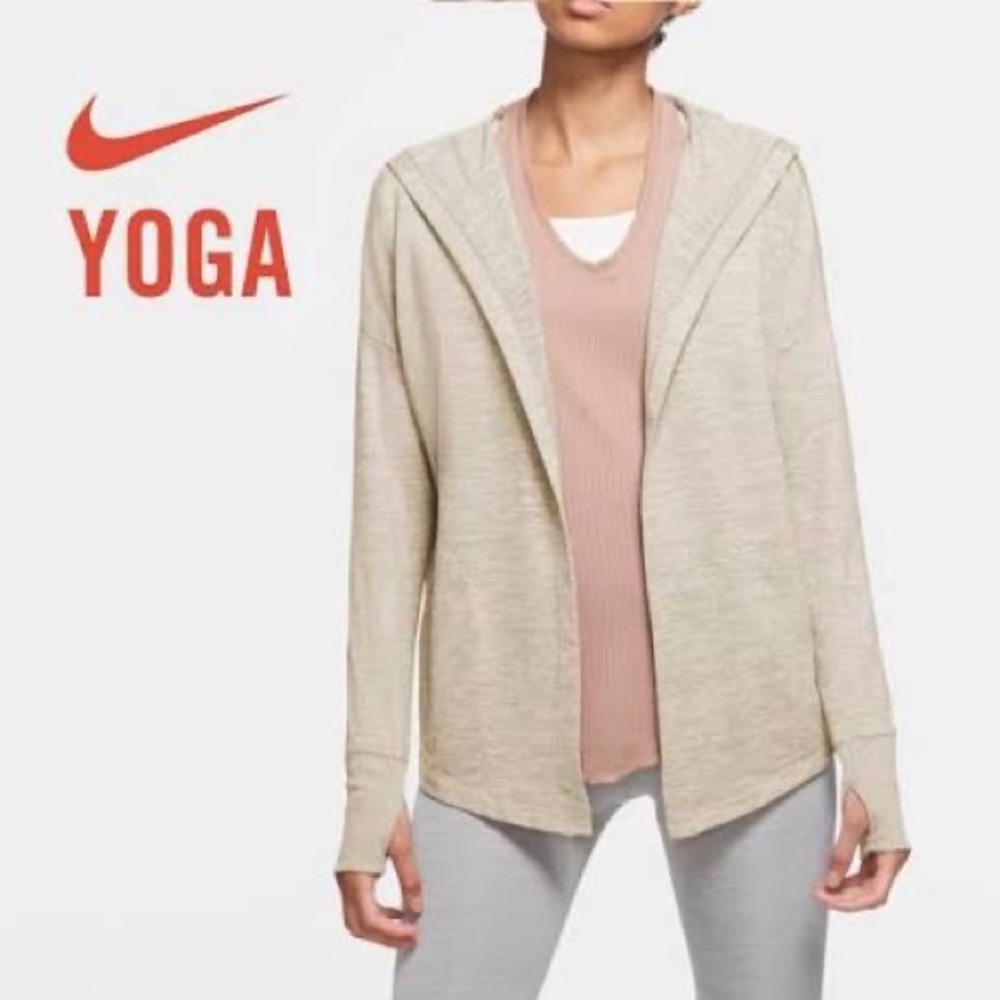 Nike - Dry Fit 
Yoga Core Essential Hooded Jersey Sweater / Never Worn/